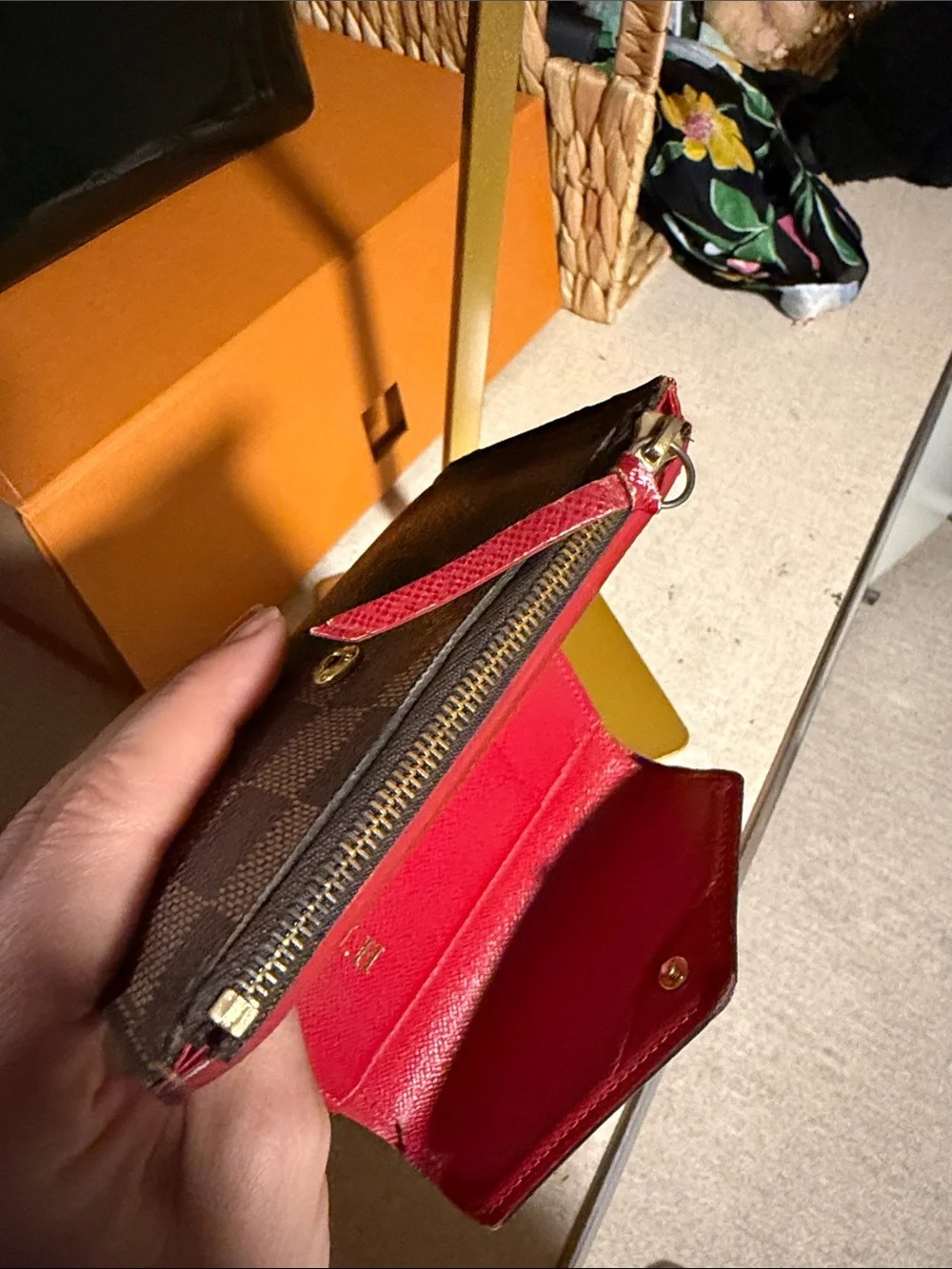 Louis Vuitton Victorine Wallet Damier